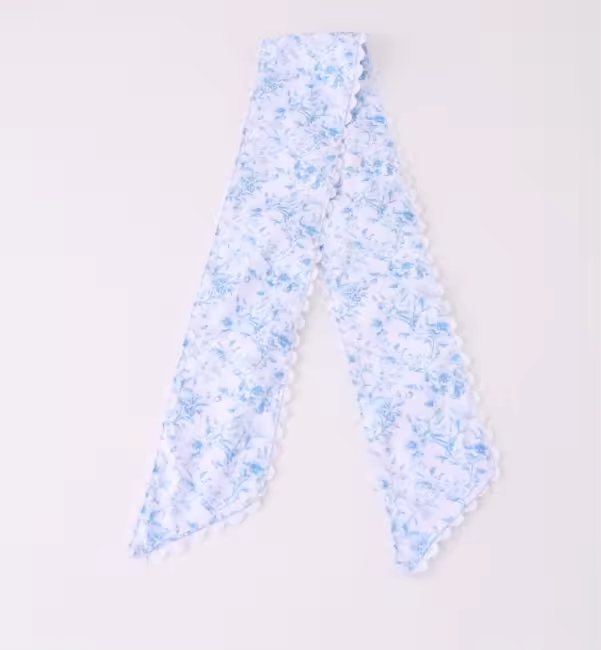 Floral Toile Wreath Sash