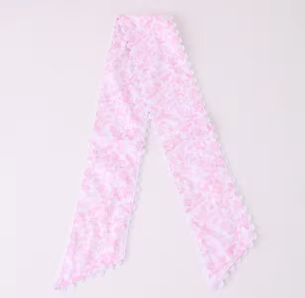 Floral Toile Wreath Sash
