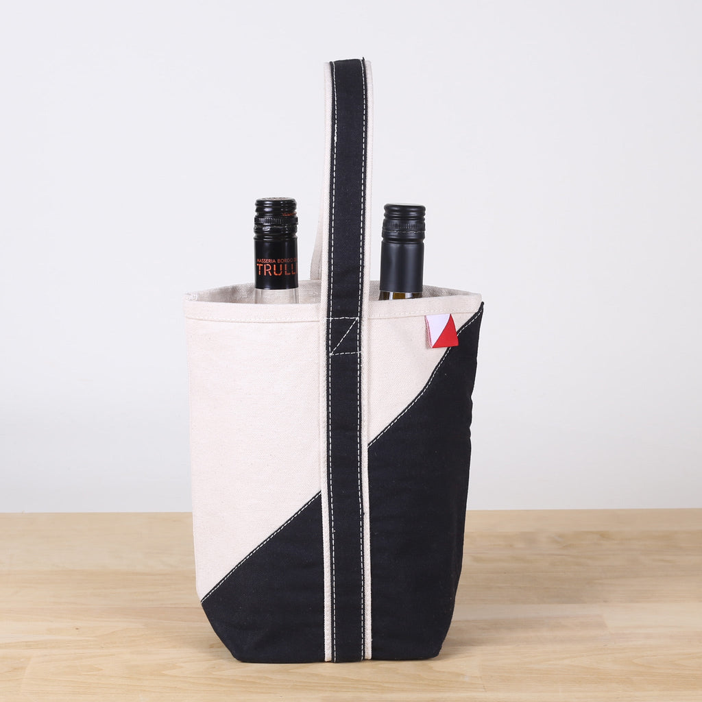 Contemporary 2-Bottle Wine Tote