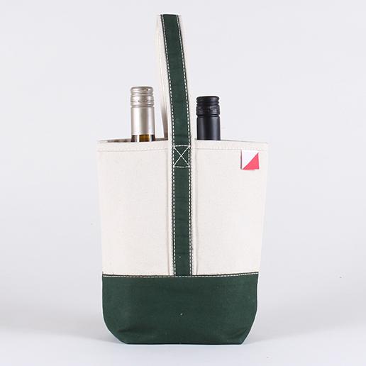 2- Bottle Canvas Wine Gift Host Bag