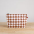 Quilted Pouch Lightweight Zippered Organizer Clutch