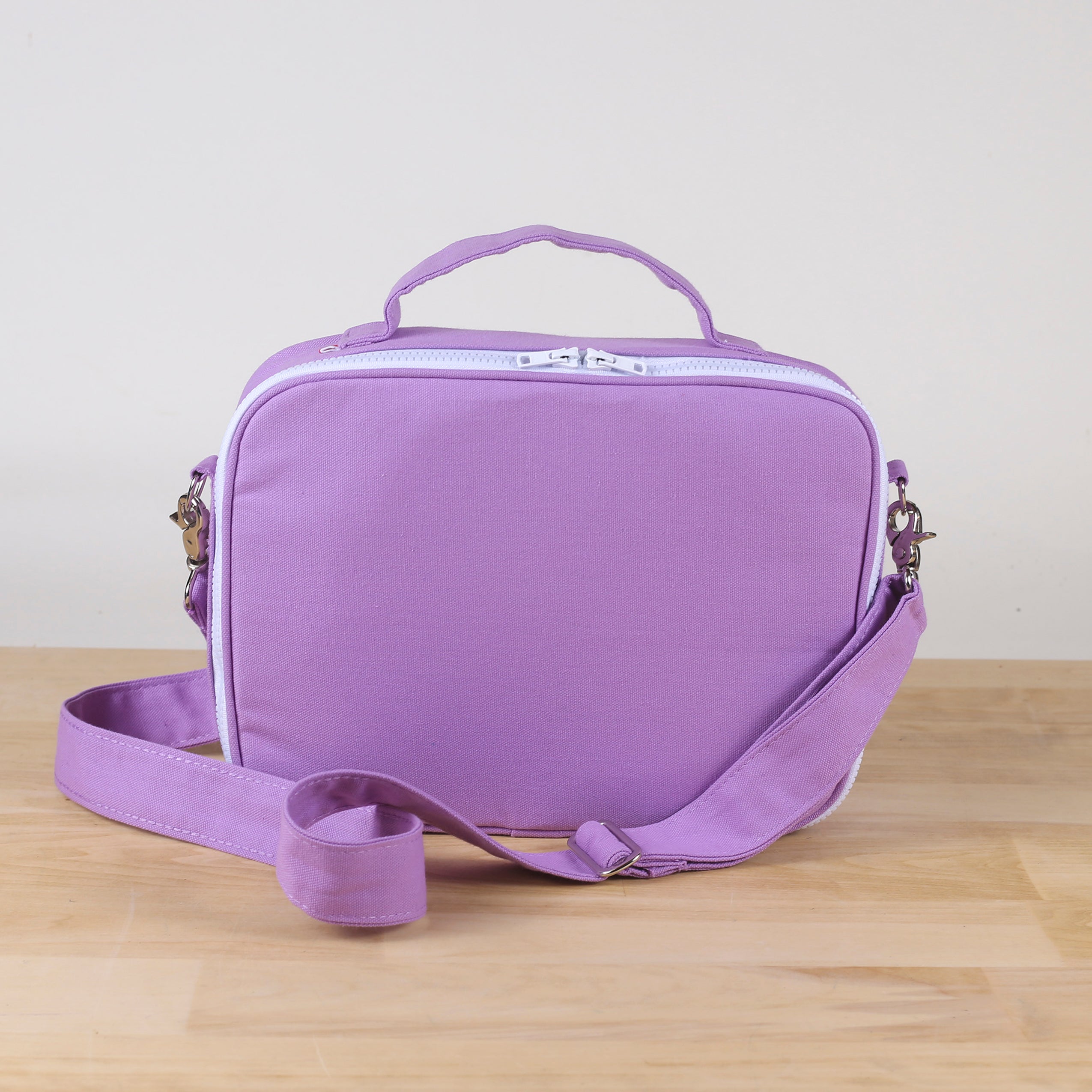 Insulated Canvas Lunchbox with Carrying Strap
