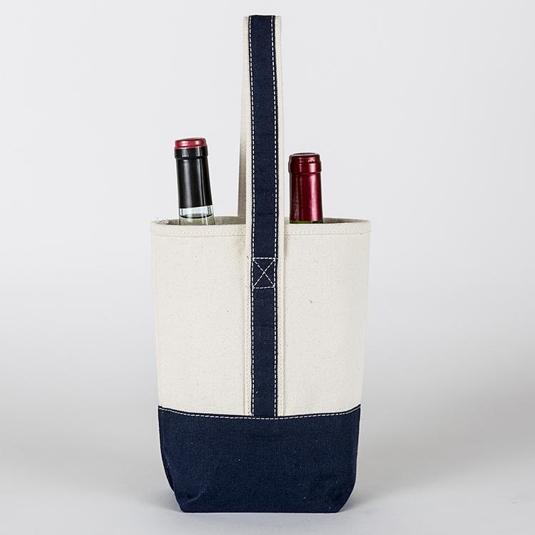 2- Bottle Canvas Wine Gift Host Bag