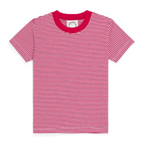 Blanks Boutique Short Sleeve Shirt - Red Stripe