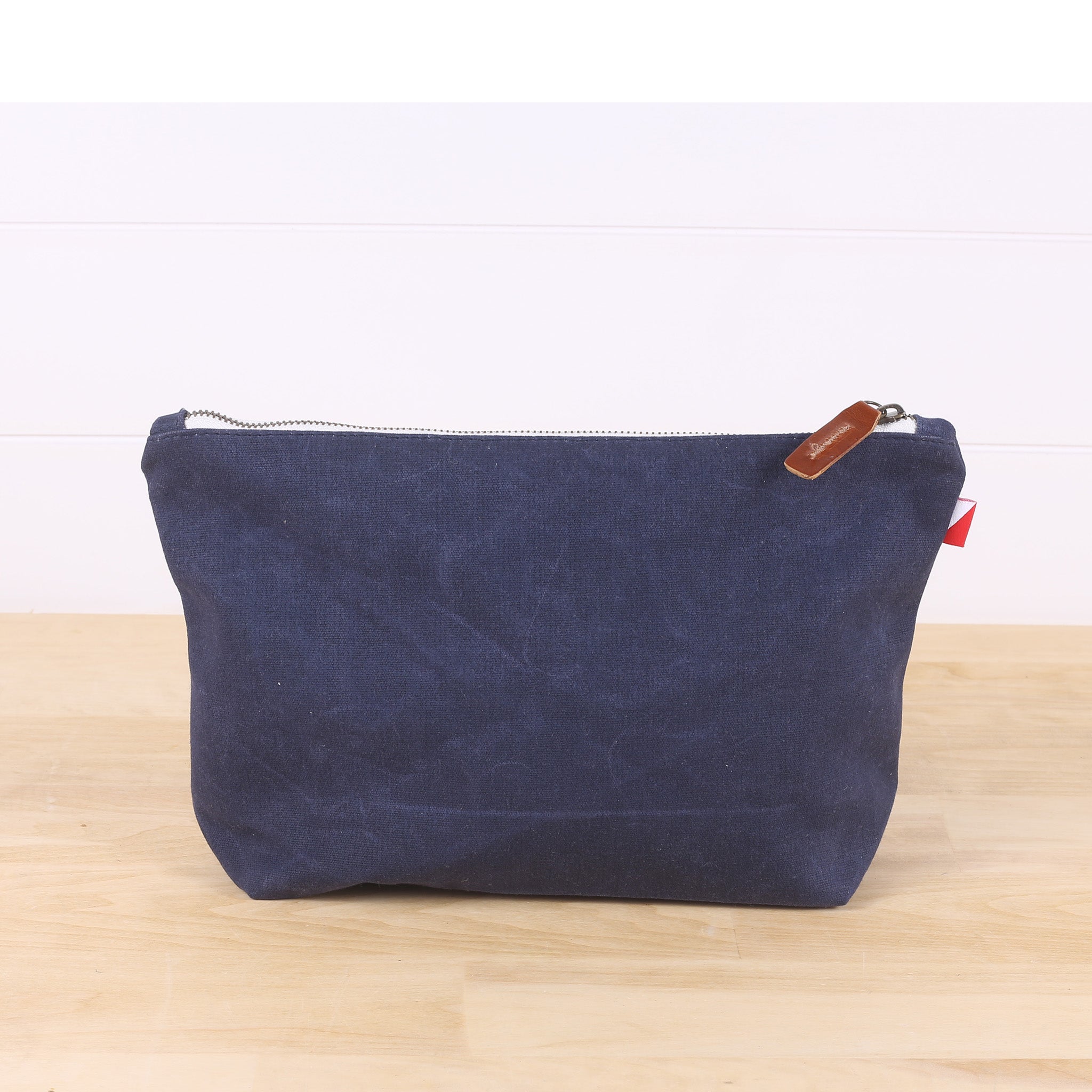 Waxed Canvas Zip Top Pouch