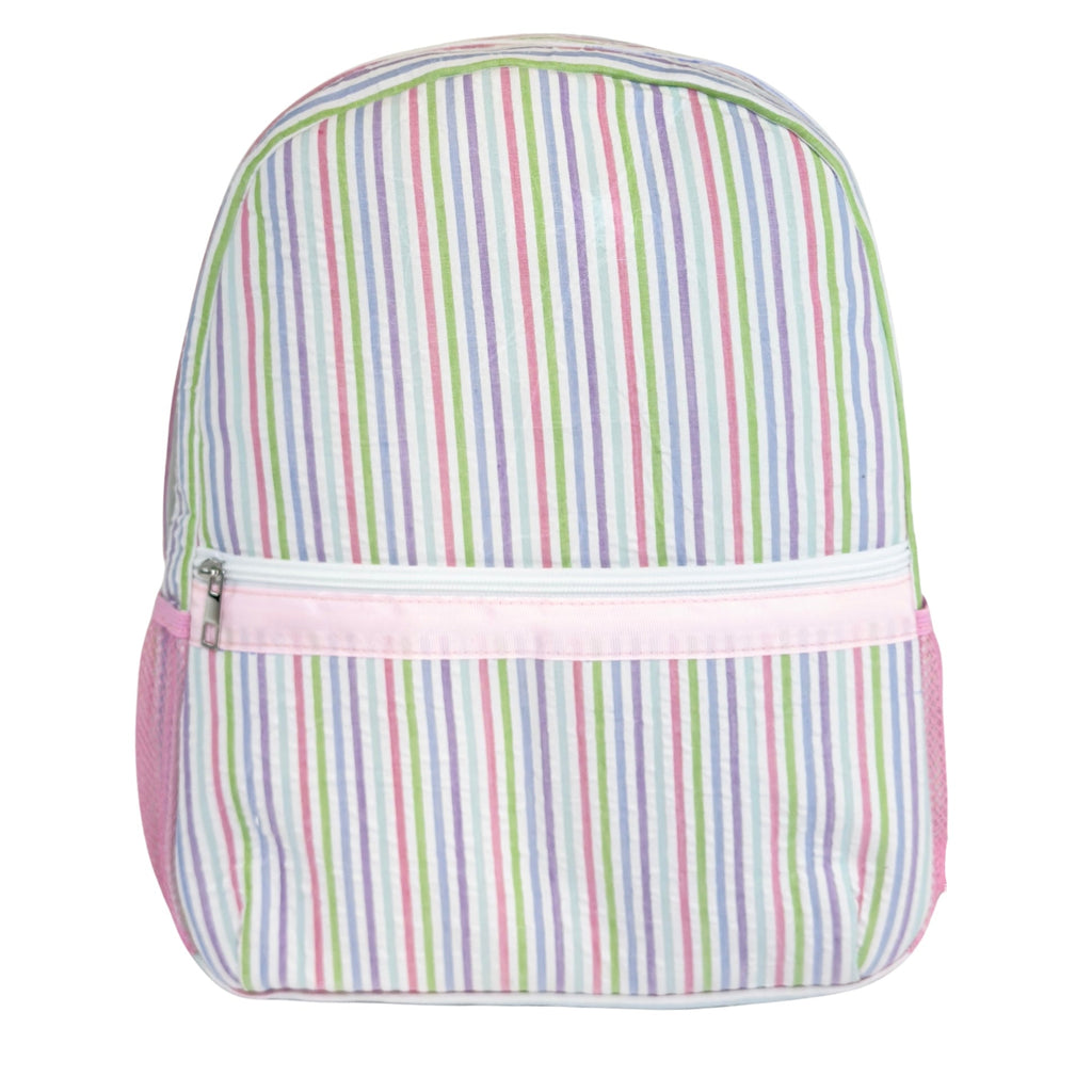 Seersucker Backpack (Full Size)