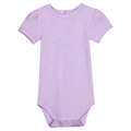 Girl's Short Puff Sleeve Infant Bodysuit