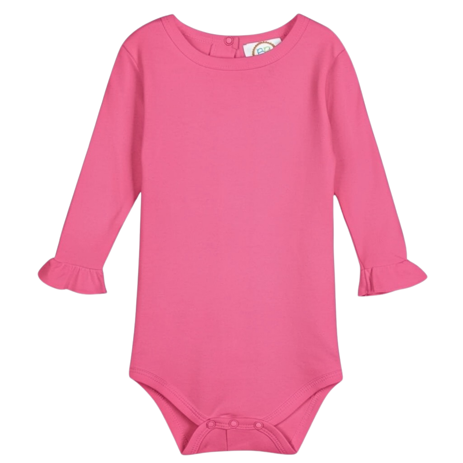 Girl's Long Sleeve Ruffle Infant Bodysuit