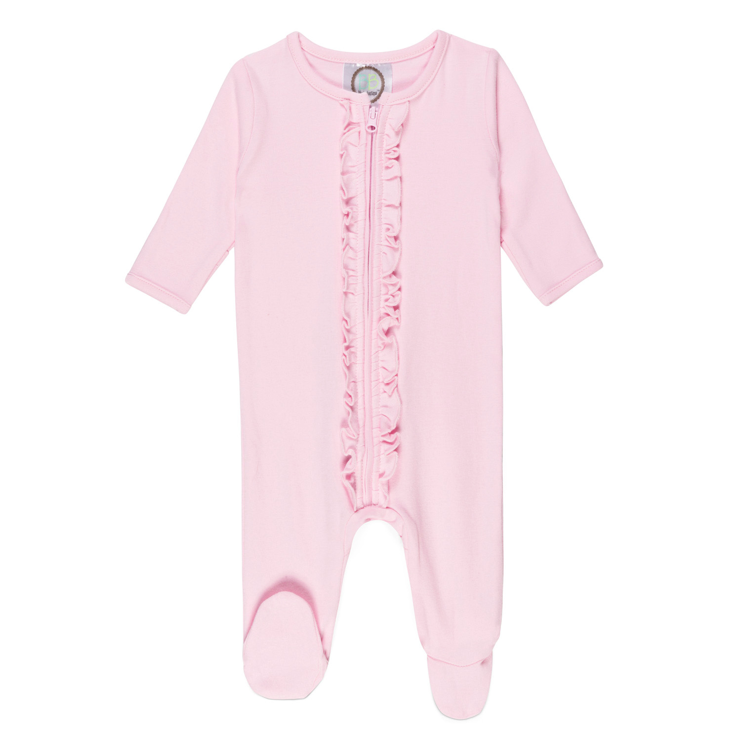 Infant Ruffle Zipper Sleeper