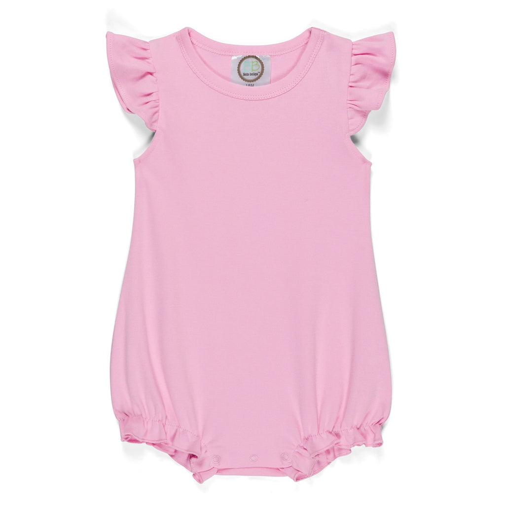 Girl's Flutter Sleeved Bubble