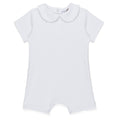 Boy's Short Sleeved Peter Pan Romper