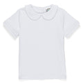 Boy's Short Sleeve Peter Pan Collar Tee Shirt