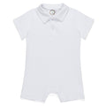 Boy's Short Sleeved Polo Style Collared Romper