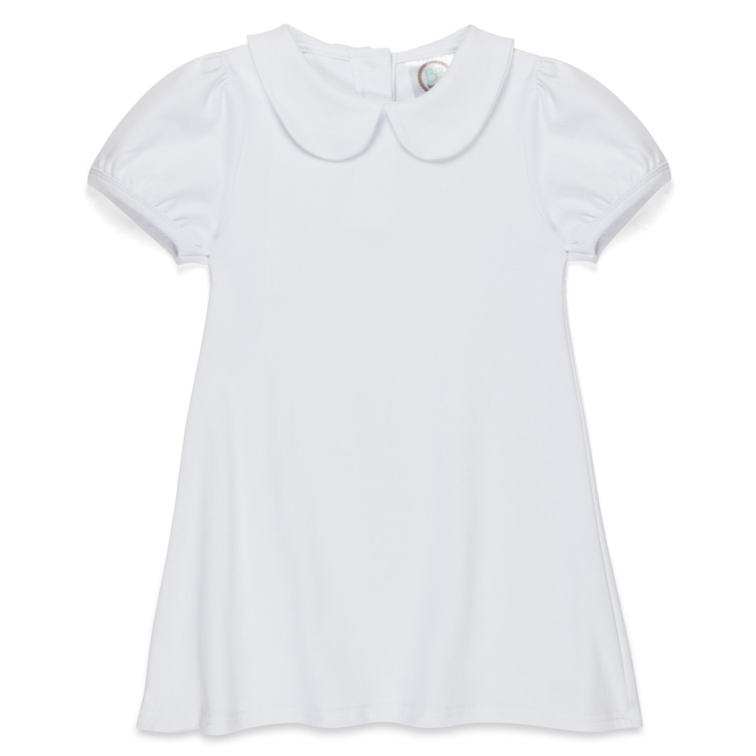 Girl's Short Sleeve Peter Pan Dress
