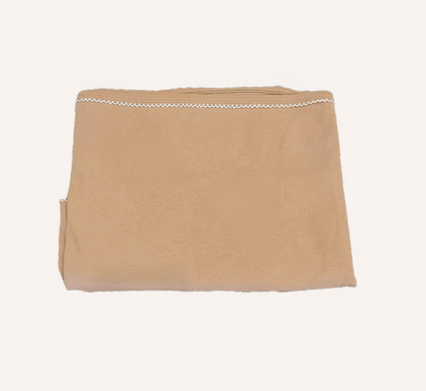 Organic Cotton Picot Trim Blanket
