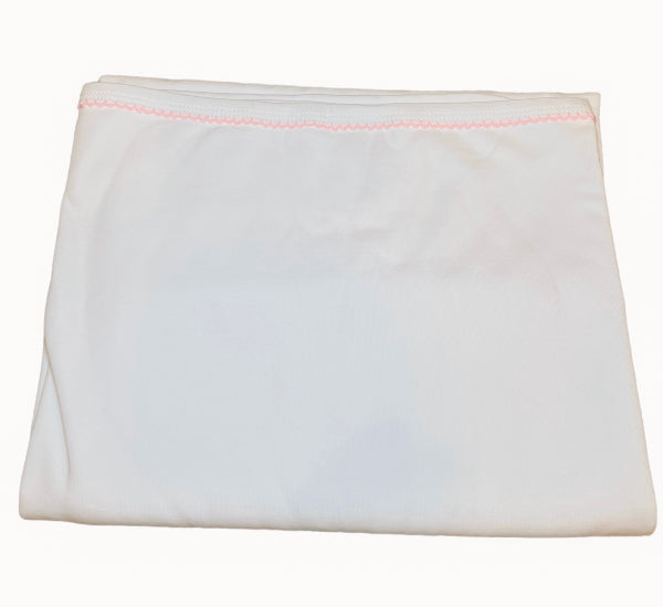 Organic Cotton Picot Trim Blanket
