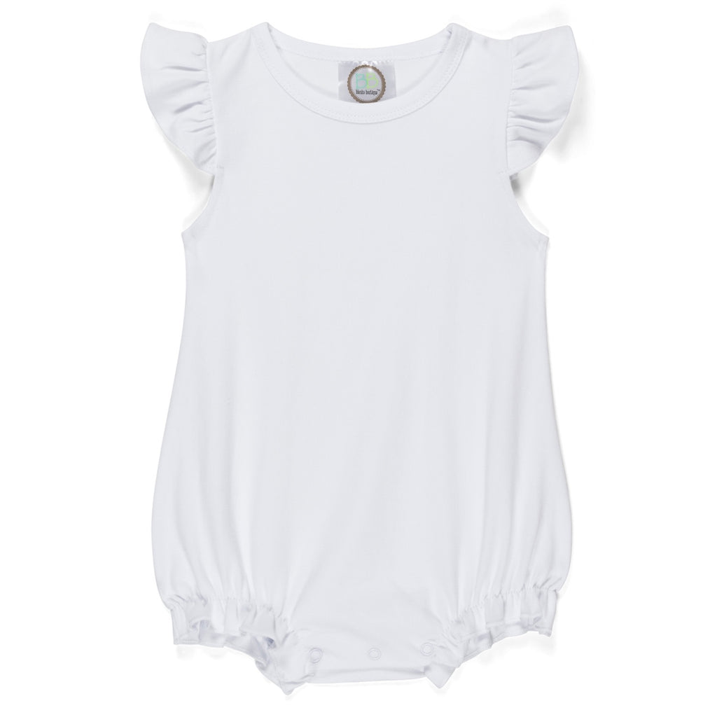 Girl's Flutter Sleeved Bubble — personalized example