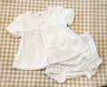 Pink Picot Button-Up Diaper Set
