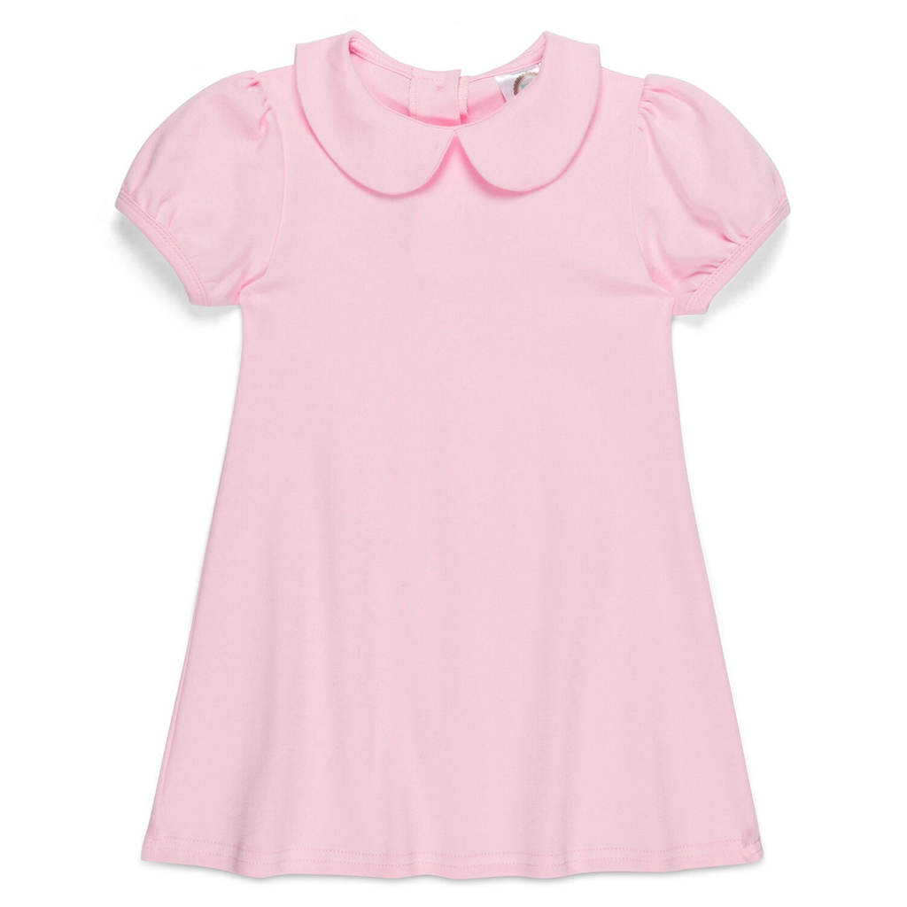 Girl's Short Sleeve Peter Pan Dress