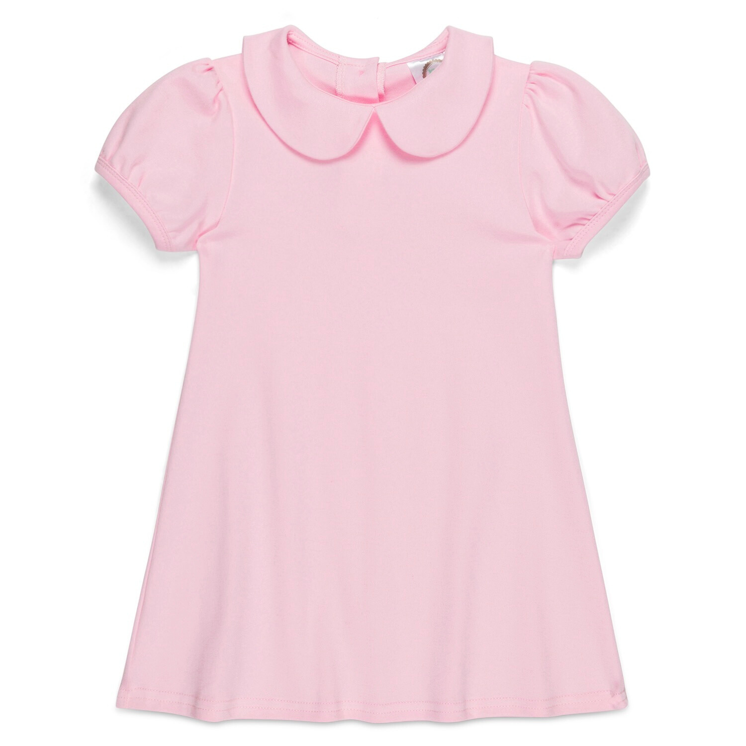 Girl's Short Sleeve Peter Pan Dress