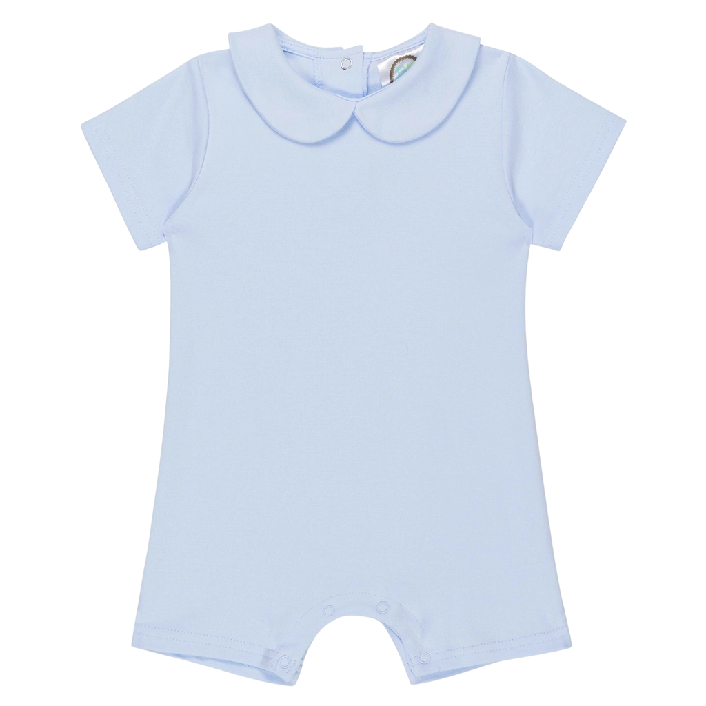 Boy's Short Sleeved Peter Pan Romper