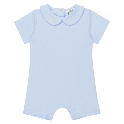 Boy's Short Sleeved Peter Pan Romper