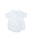 Piped Collar Short Sleeve Bubble — personalized example