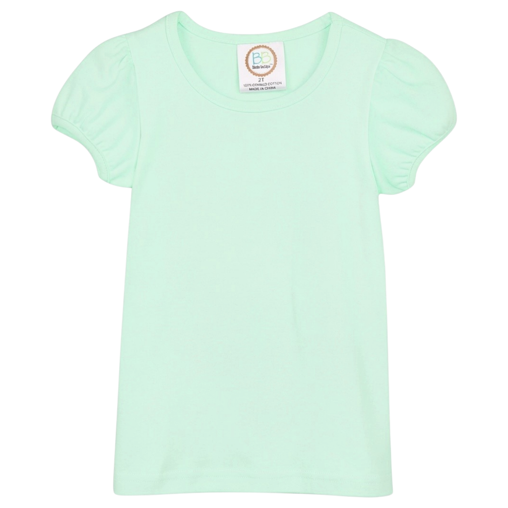 Girl's Short Sleeve Plain Tee (No Ruffle)