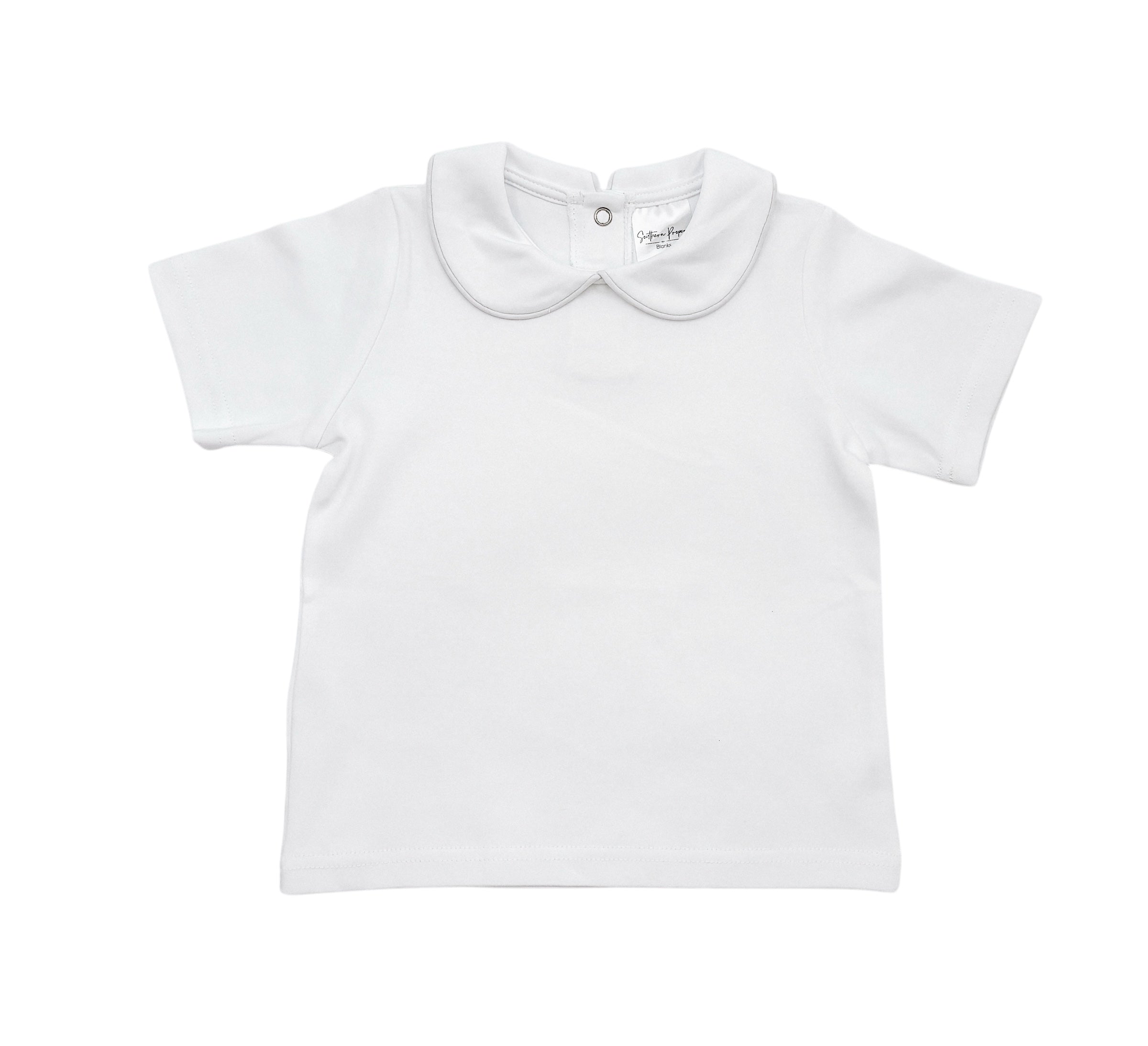Piped Collar Short Sleeve Shirt — personalized example