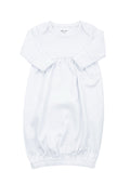 Organic Cotton Picot Trim Gown