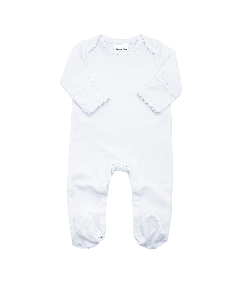 Organic Cotton Proper Footie — personalized example