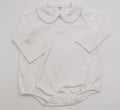 Piped Collar Long Sleeve Bubble
