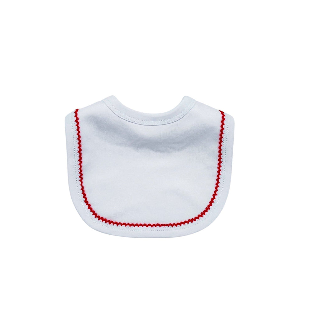 Organic Cotton Picot Trim Bib
