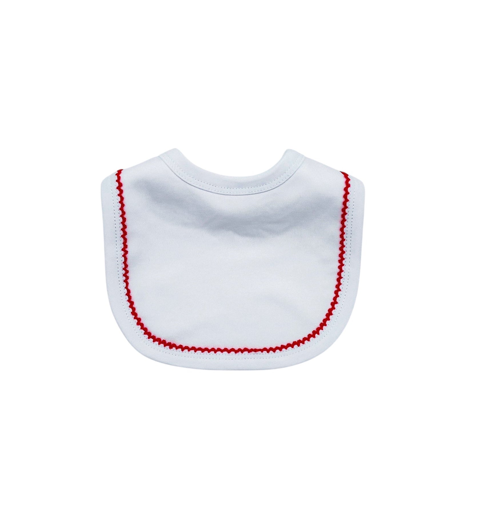 Organic Cotton Picot Trim Bib