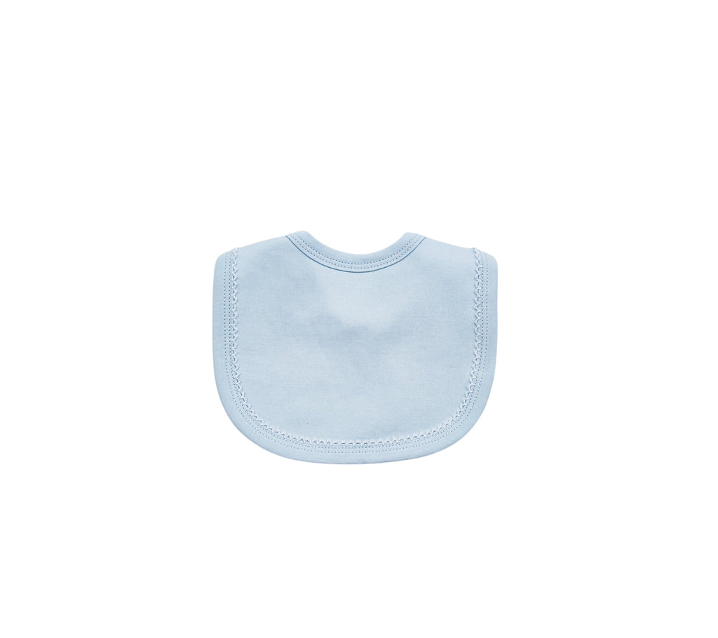 Organic Cotton Picot Trim Bib