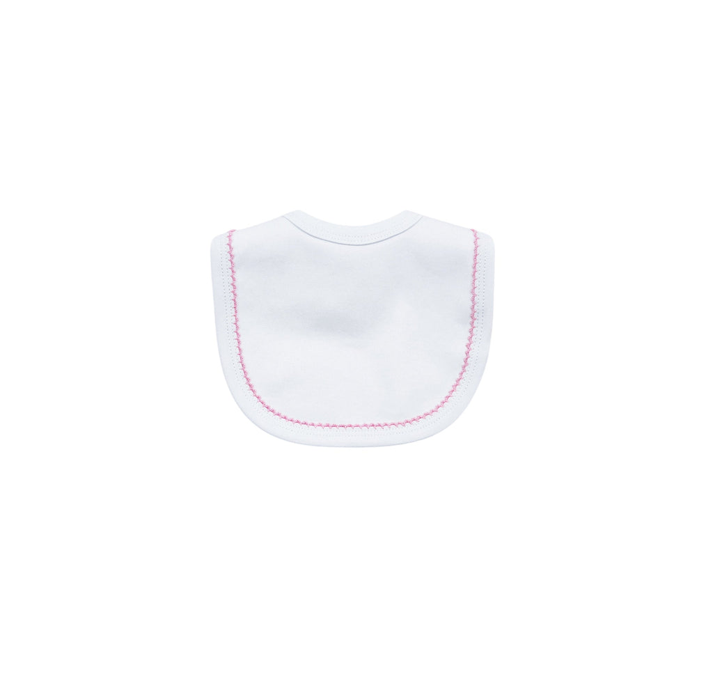 Organic Cotton Picot Trim Bib