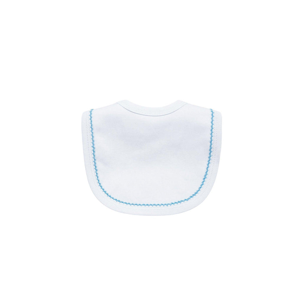Organic Cotton Picot Trim Bib