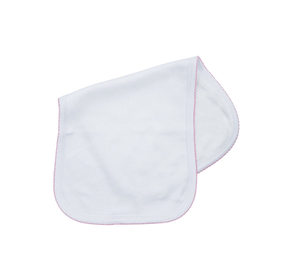 Organic Cotton Outside Picot Burp Cloth