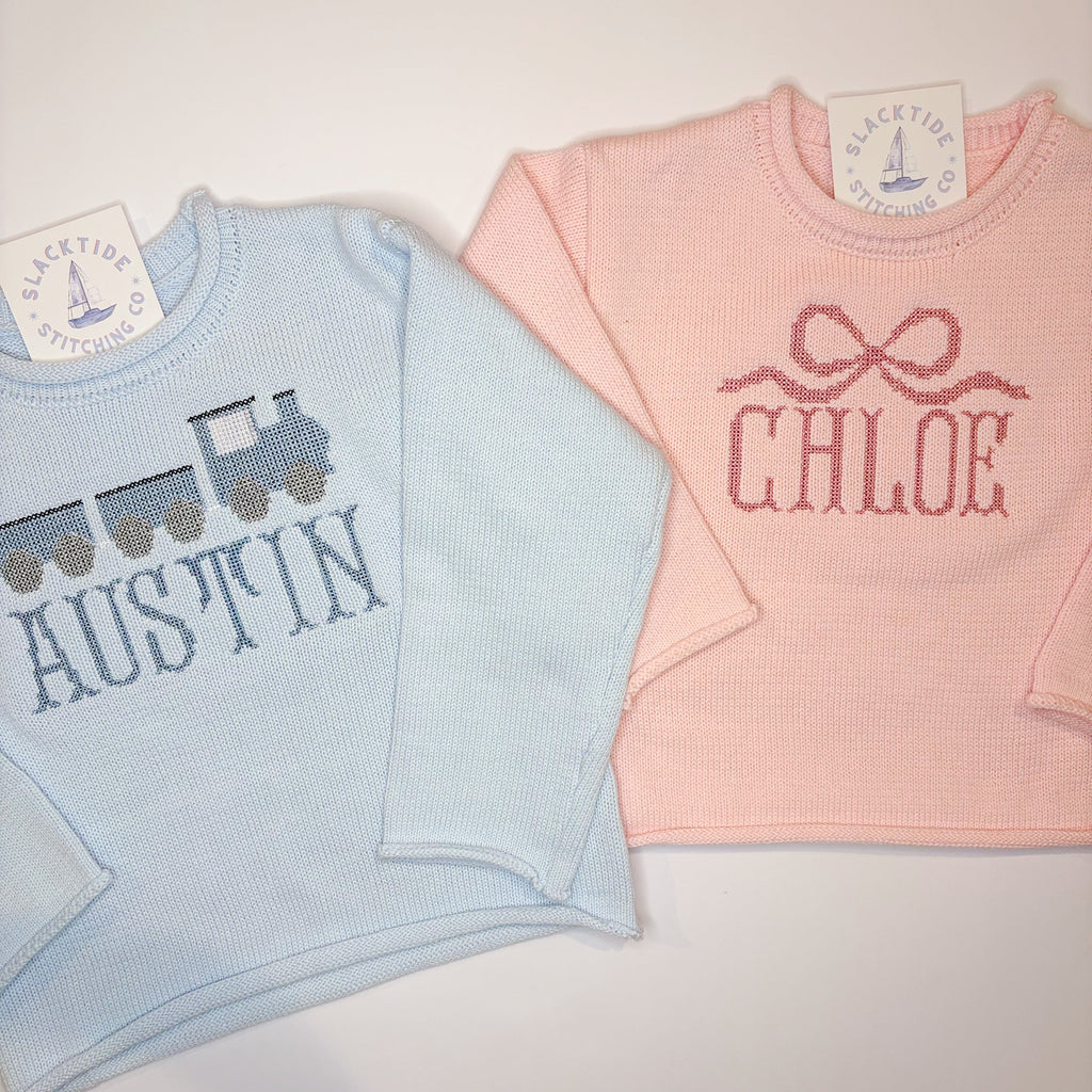 Unisex Roll Neck Sweater — personalized example