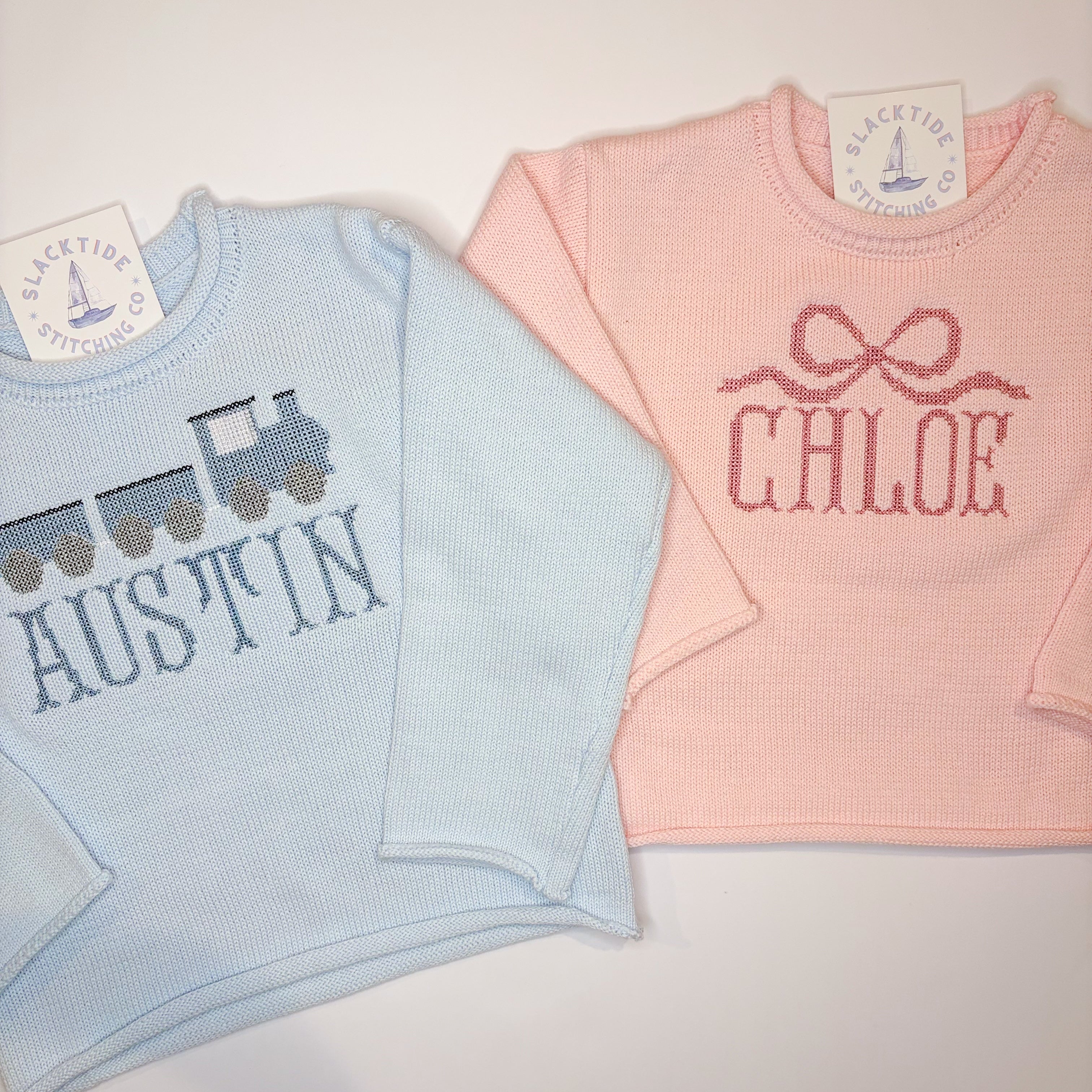 Unisex Roll Neck Sweater — personalized example