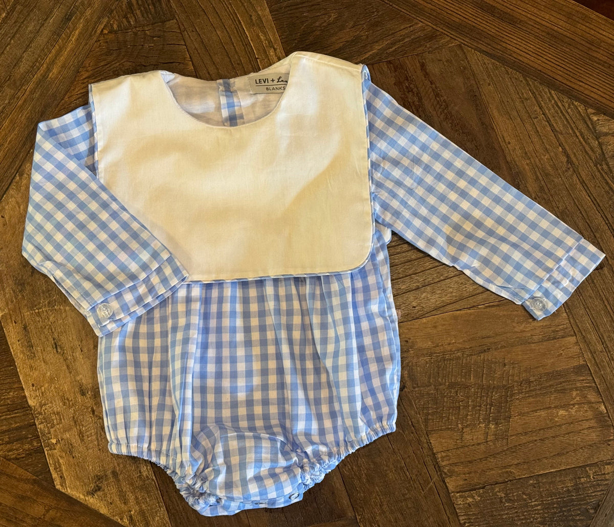 Gingham Bubble - 12M / Straight / Tan