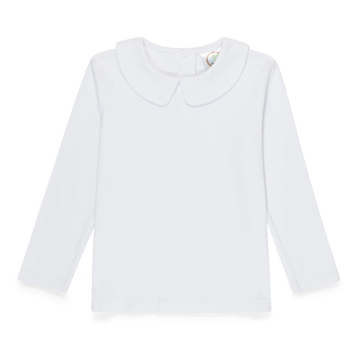 Boy's Long Sleeve Peter Pan Collar Tee Shirt
