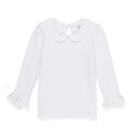 Girl's Long Sleeve Peter Pan Collar Tee
