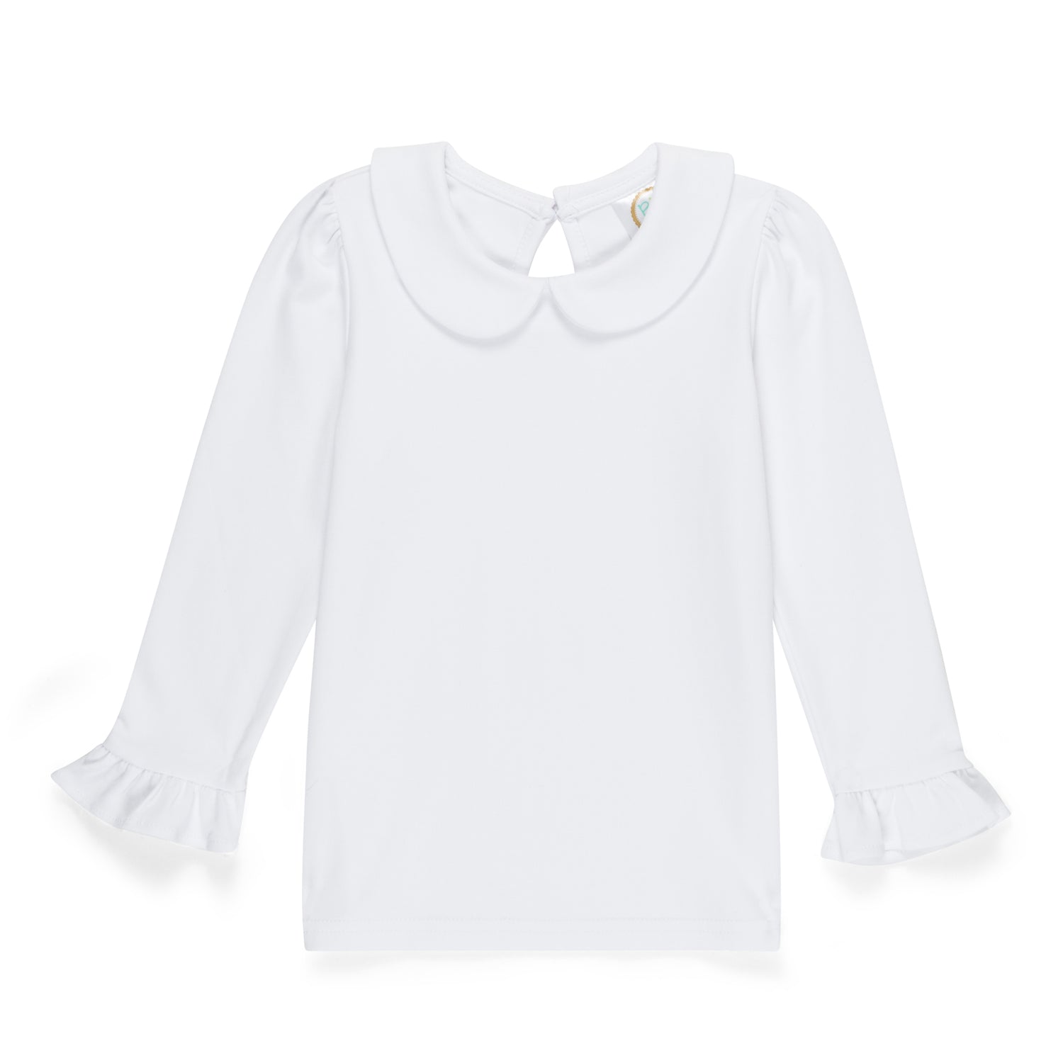 Girl's Long Sleeve Peter Pan Collar Tee