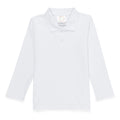 Boy's Long Sleeve Polo Style Collared Shirt