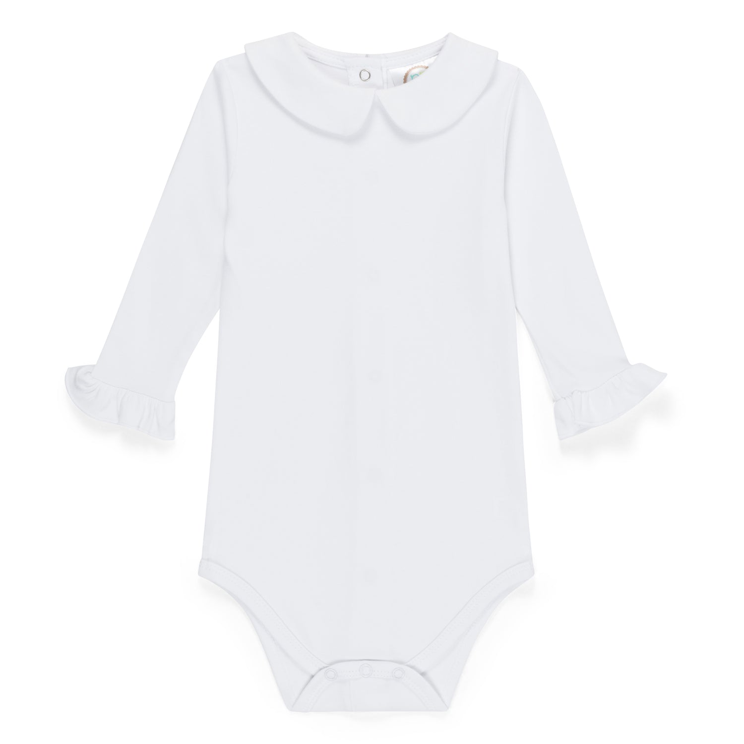 Girl's Long Sleeve Peter Pan Collar Infant Bodysuit