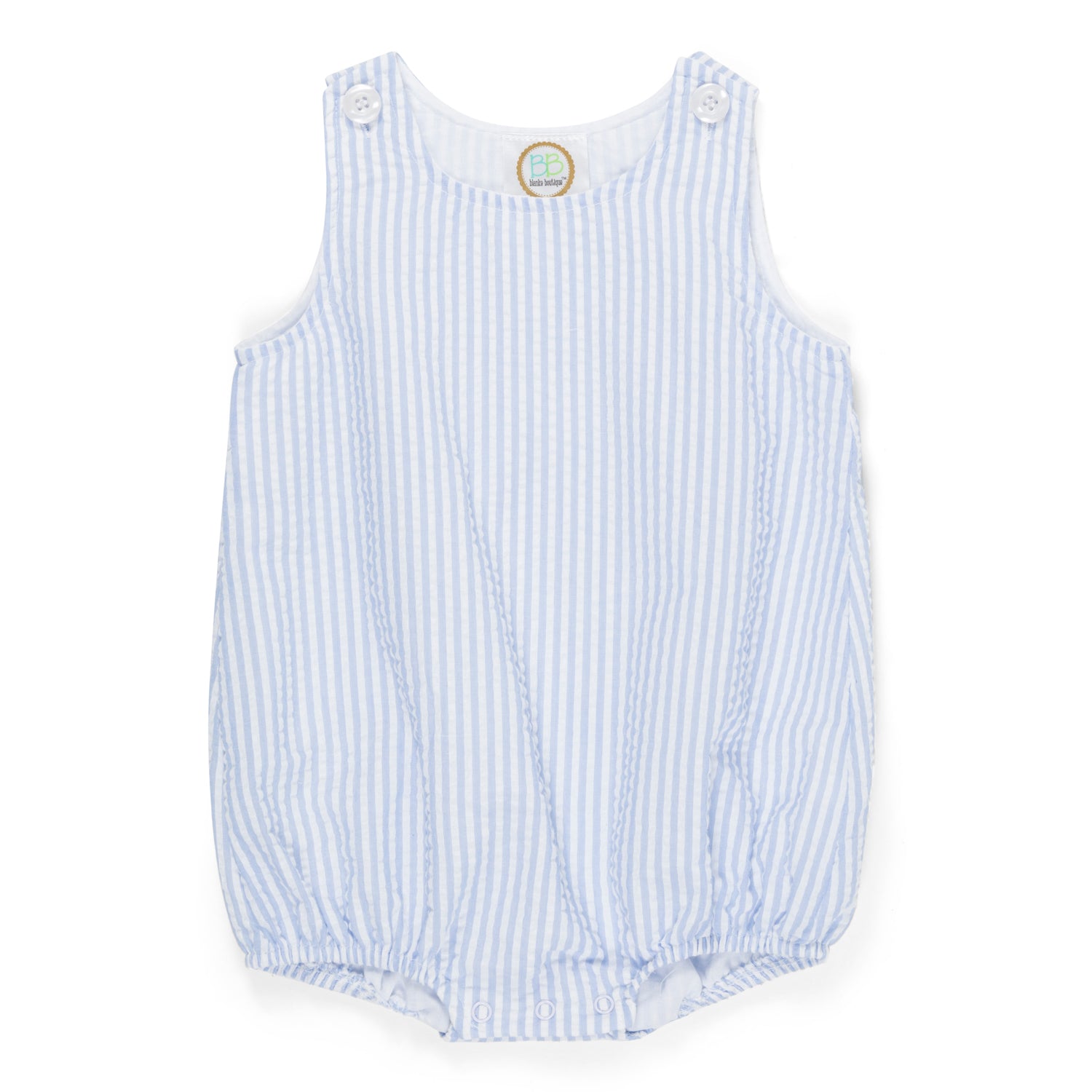 Seersucker/Gingham Sun Bubble — personalized example