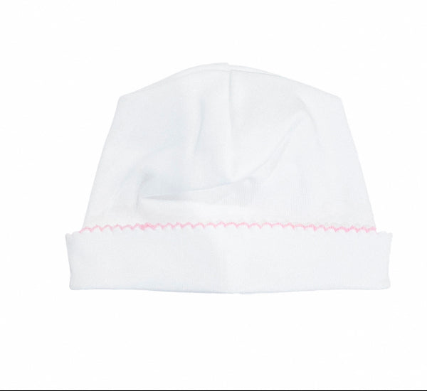Organic Cotton Picot Trim Hat