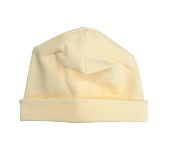 Organic Cotton Picot Trim Hat