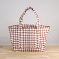 Quilted Oversized Lightweight Bag with Zip Closure
